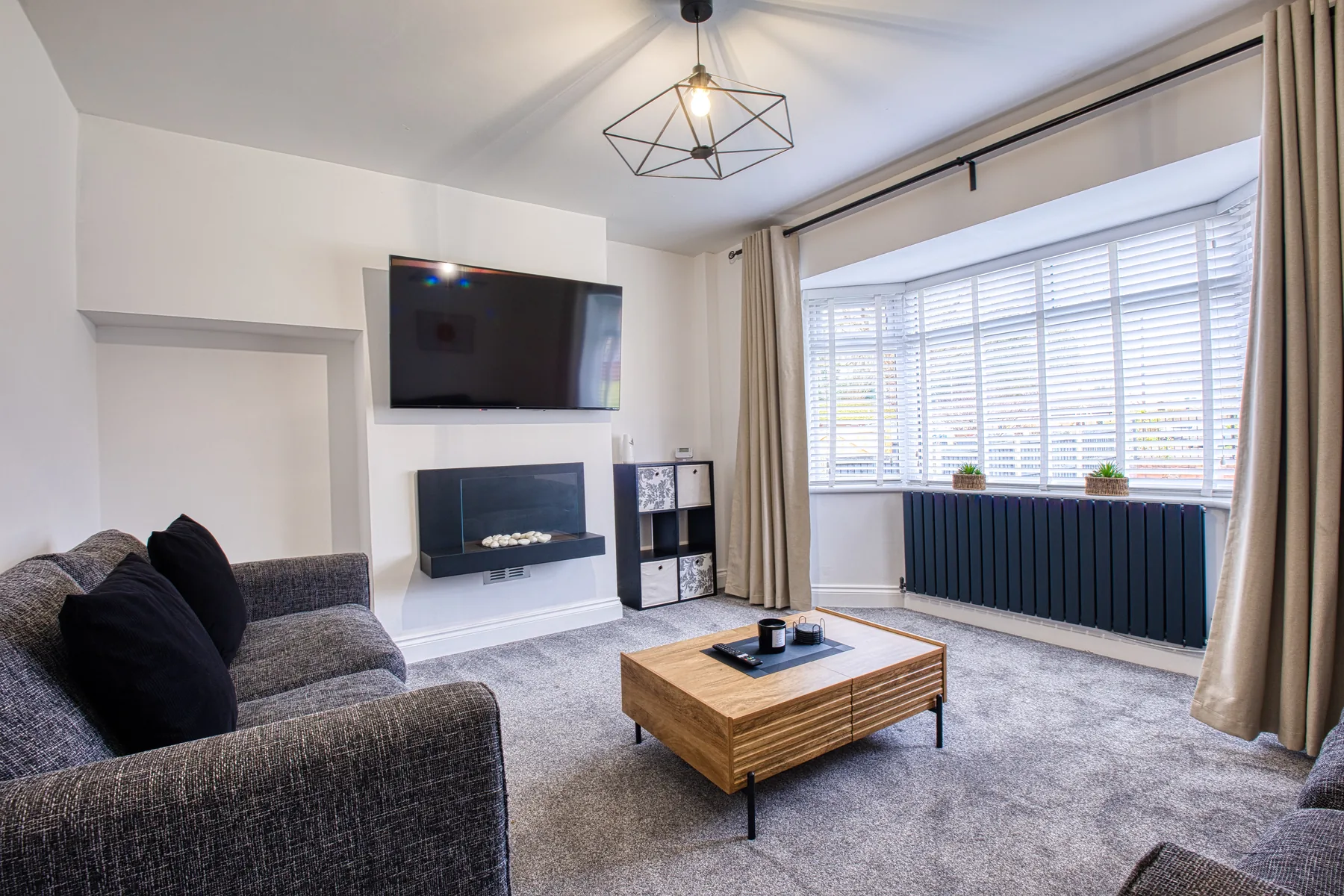 Bright modern living room